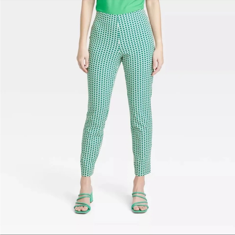 Target Slim Fit Green Funky Pants